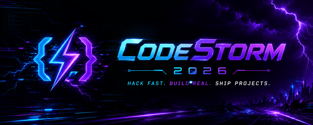 CodeStorm 2026 | Devfolio